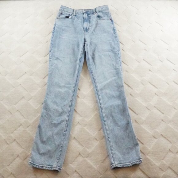 Abercrombie & Fitch Denim - Abercrombie & Fitch 90s Slim Straight Leg Jean Womens 28 Ultra High Rise